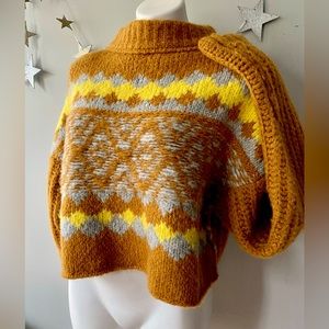 Free People Alpine Pullover Women’s Cropped Sweater. NWOT  Medium